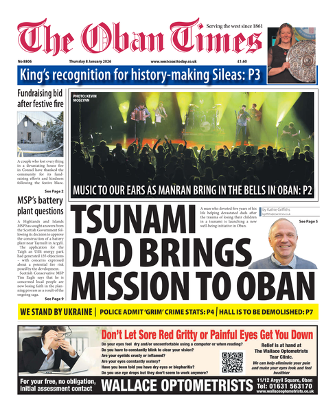 Oban Times 8th January 2026