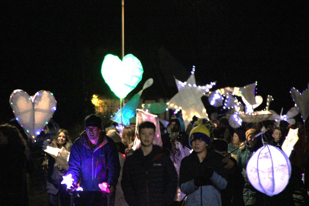 Ballachulish lights up for New Year celebrations