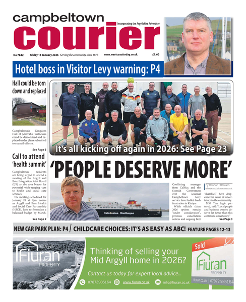 Campbeltown Courier 16th January 2026