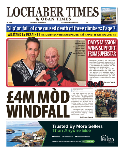 Lochaber Times 22nd January 2026