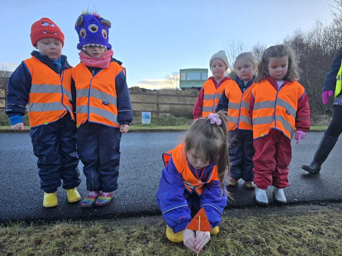 Salen ELC pupils flag a foul problem