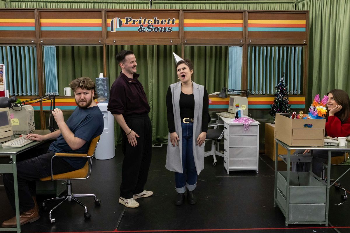 Scottish Opera's rehearsals for The Office Party. Photograph: Sally Jubb