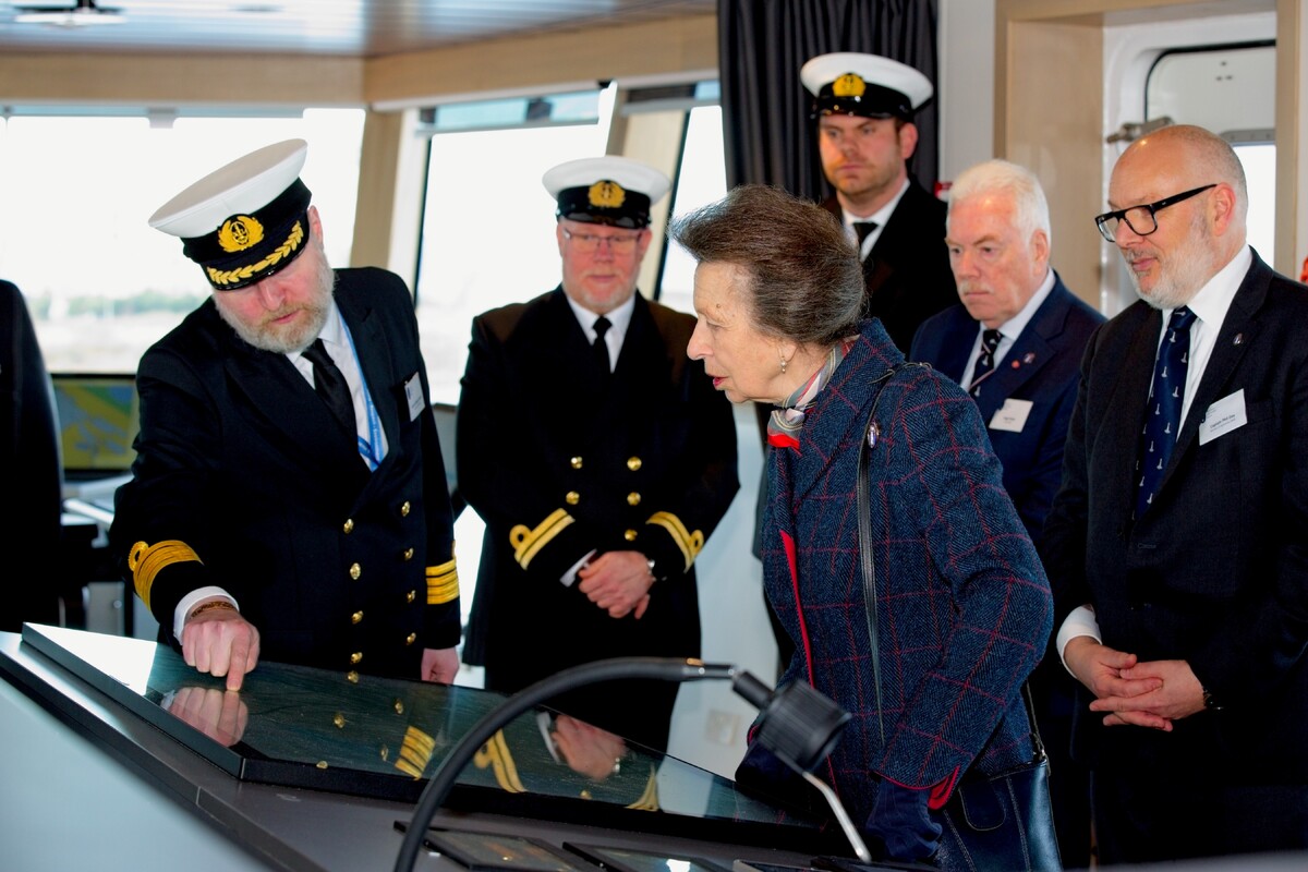 Princess Royal officially names new Northern Lighthouse Board vessel