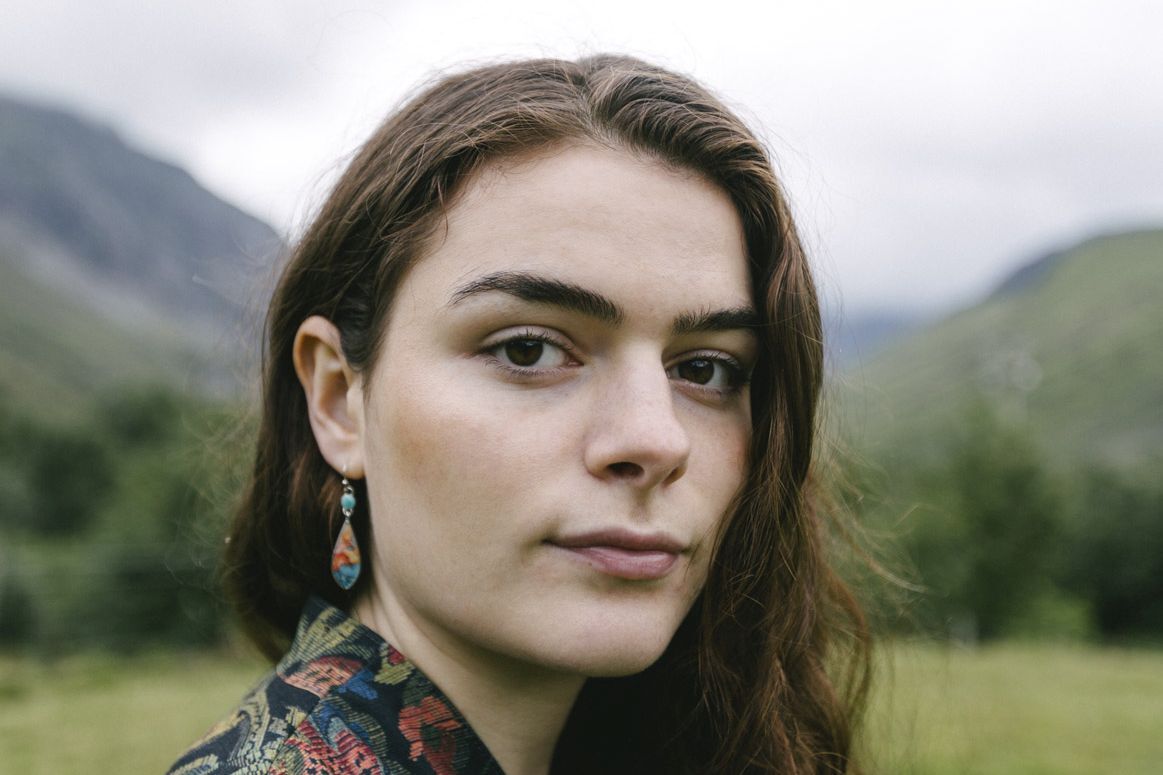 Br&igrave;ghde Chaimbeul heads to Kyle soon with her Highland small pipes. Photograph: Steve Bliss