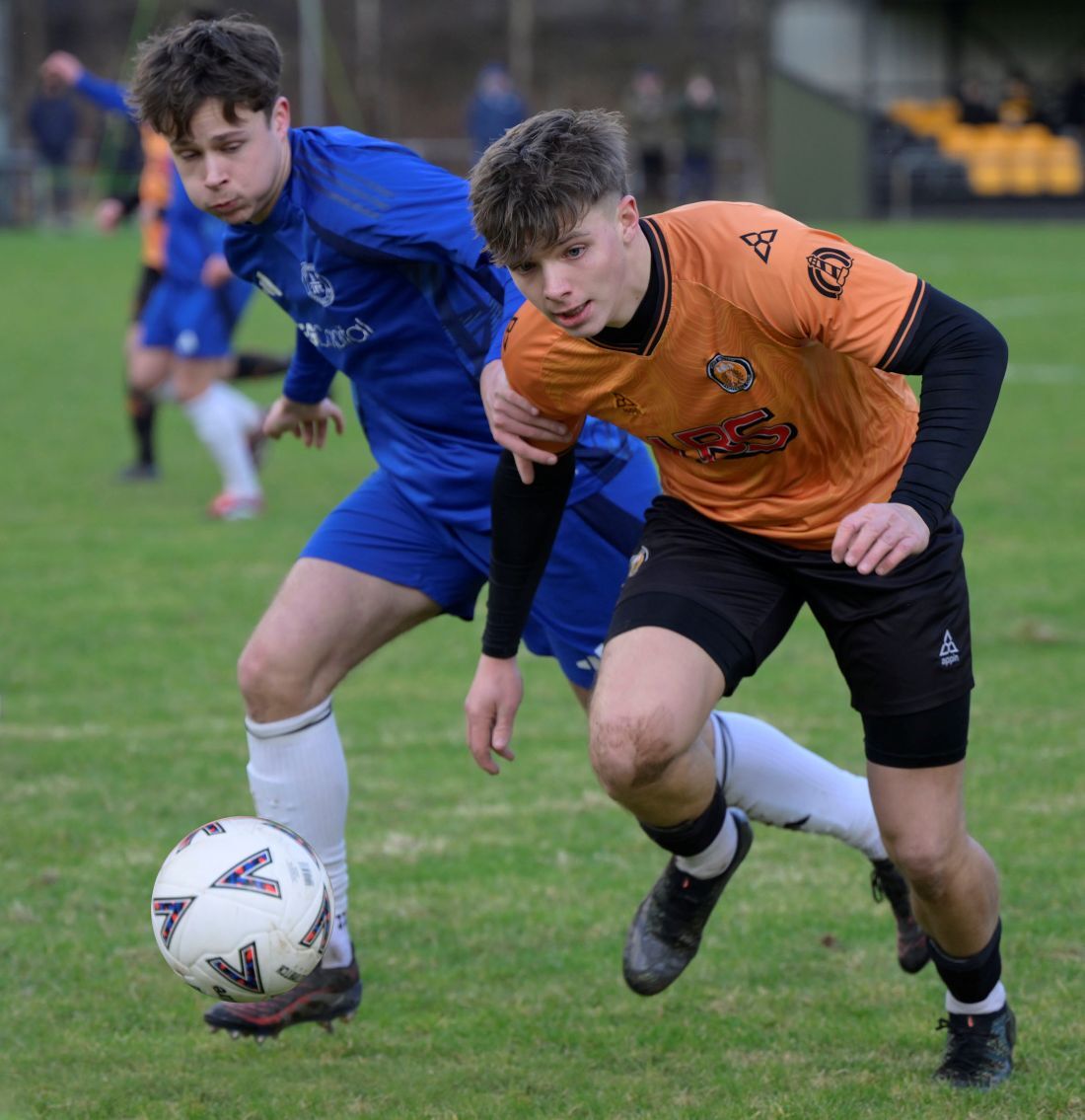 Liam Martin was in the thick of the action right through the match Photograph: Iain Ferguson, alba.photos.