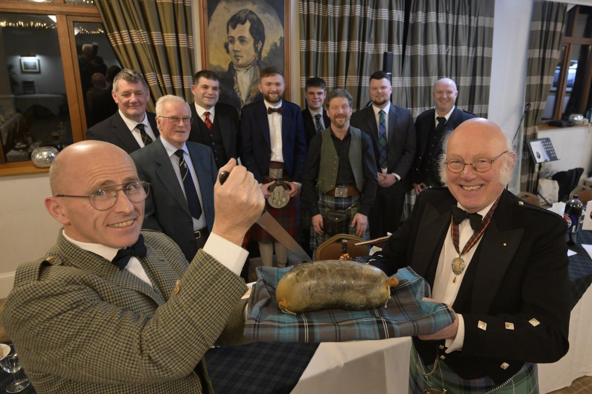 Fine hamely fare was the order of the day at Burns Club Supper