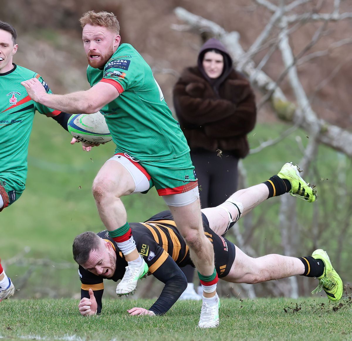 SL T06 Oban Lorne 40 26 East Kilbride 06 Craig Wright makes a dash up the side to score a try Photo Stephen Lawson web