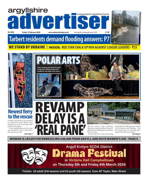 Argyllshire Advertiser 13th February 2026