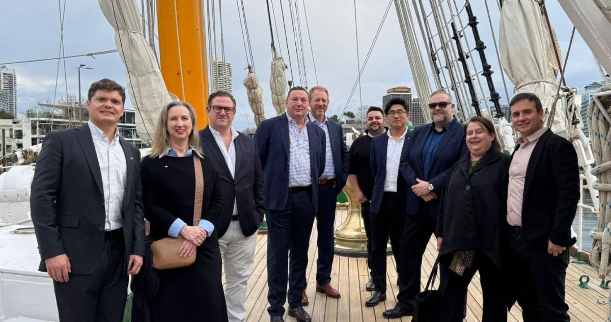 Australia Chile salmon delegation in Oz last year