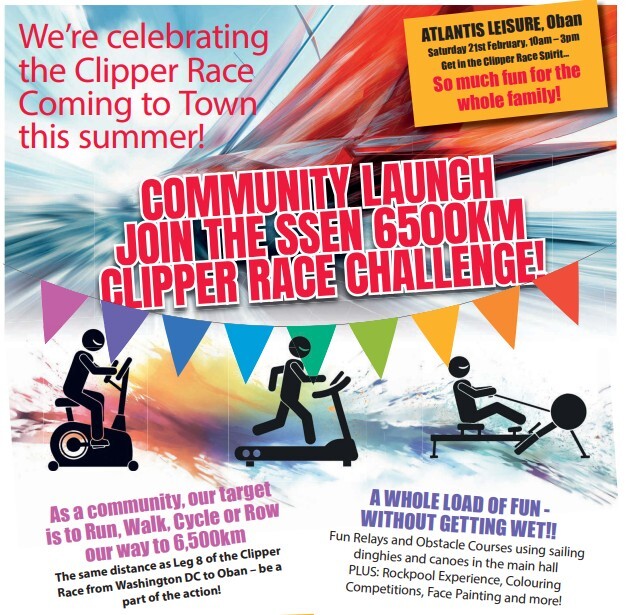 Community Launch of the Clipper Round the World Yacht Race Coming to Town - 21st February at Atlantis Leisure - Get involved!