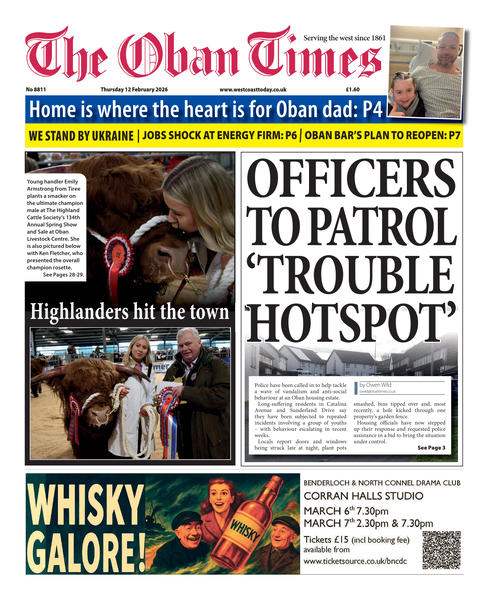 Oban Times 12th February 2026