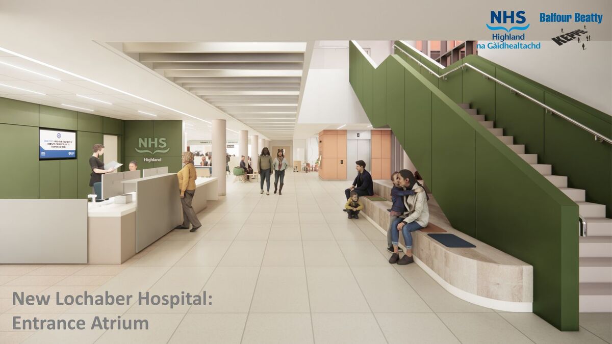 New Belford entrance atrium (artists impression) by Keppie Design.
