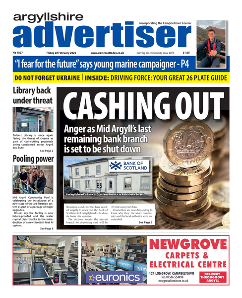 Argyllshire Advertiser 20th February 2026
