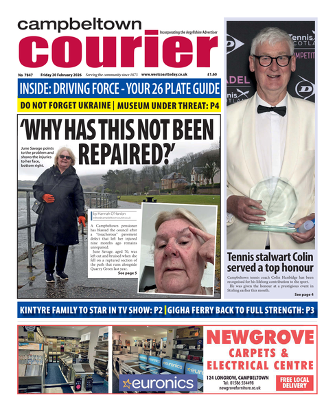 Campbeltown Courier 20th February 2026