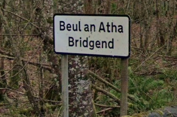 Bridgend Islay village sign.