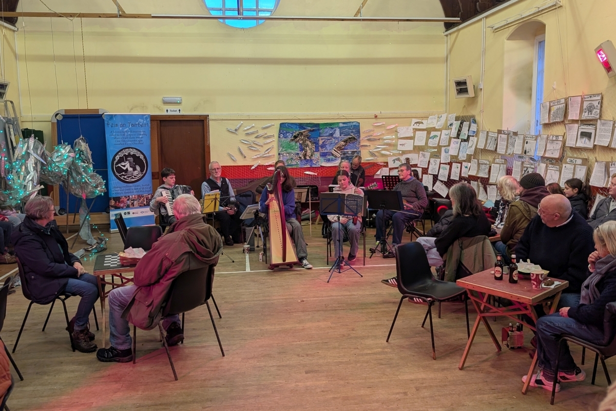 F&egrave;is an Tairbeirt tunes up to Skipness Festival of Light