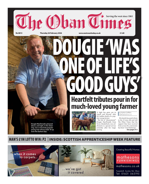 Oban Times 26th February 2026