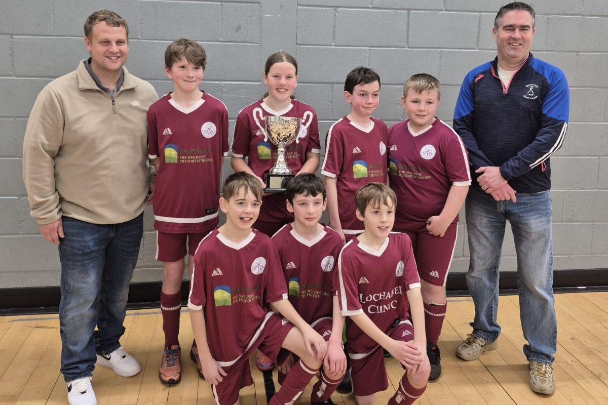 Primary school shinty teams battle hard for National Finals place