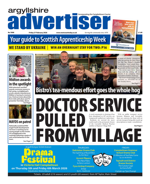 Argyllshire Advertiser 27th February 2026