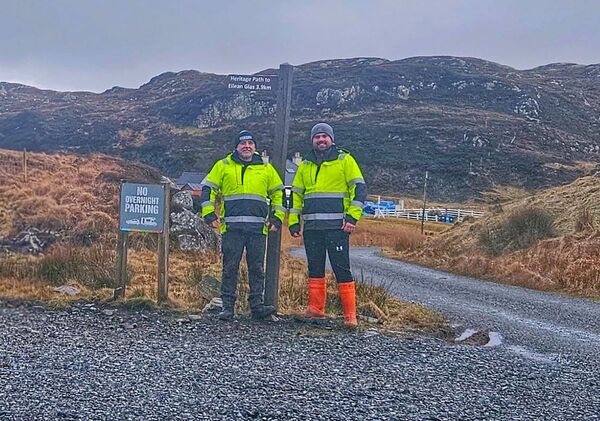 Bakkafrost Scotland helps provide new parking option for island walkers