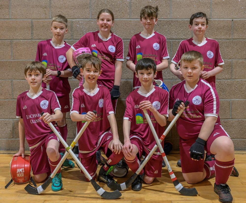 Banavie Primary School P6/7 team. Photograph: Phil Hughes.