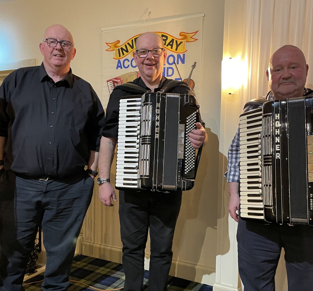Hector MacFadyen Trio light up Inveraray & District Accordion Fiddle Club