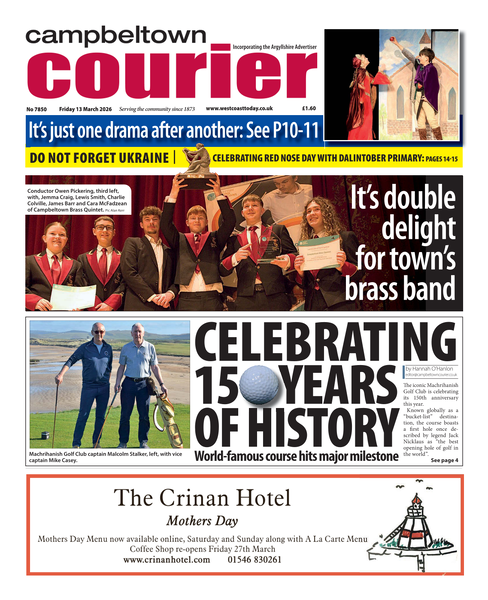 Campbeltown Courier 13th March 2026