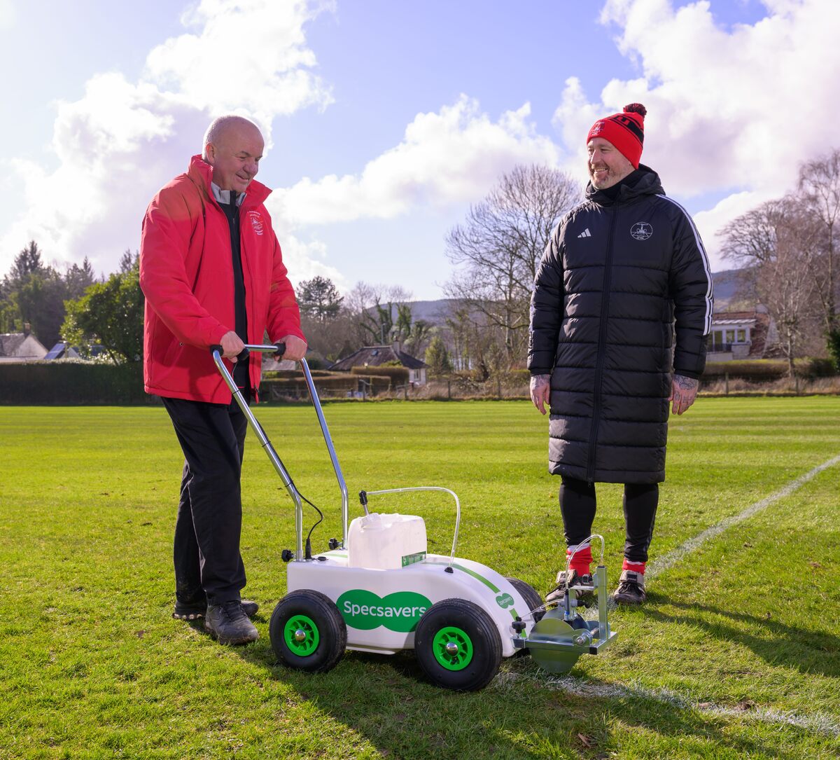 Football club has its pitch transformed through Specsavers initiative