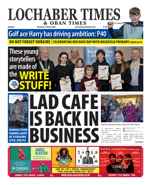 Lochaber Times 12th March 2026