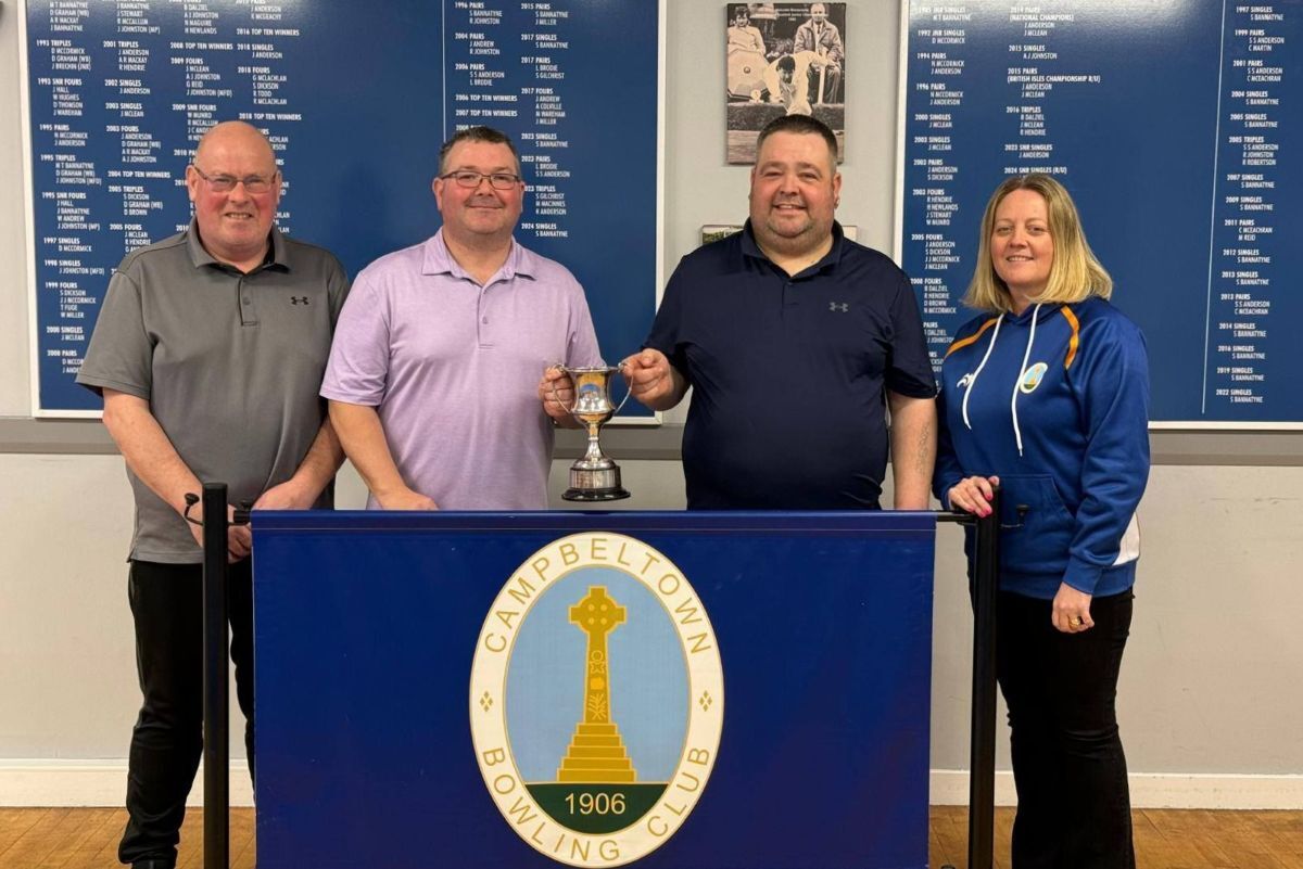 Tight finish at Campbeltown Bowling Club&rsquo;s carpet open pairs