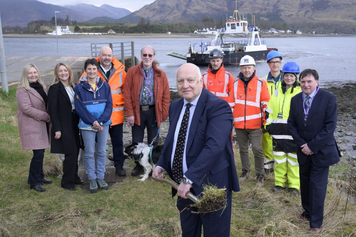 Construction begins on transformational Corran Ferry Infrastructure Improvement Scheme