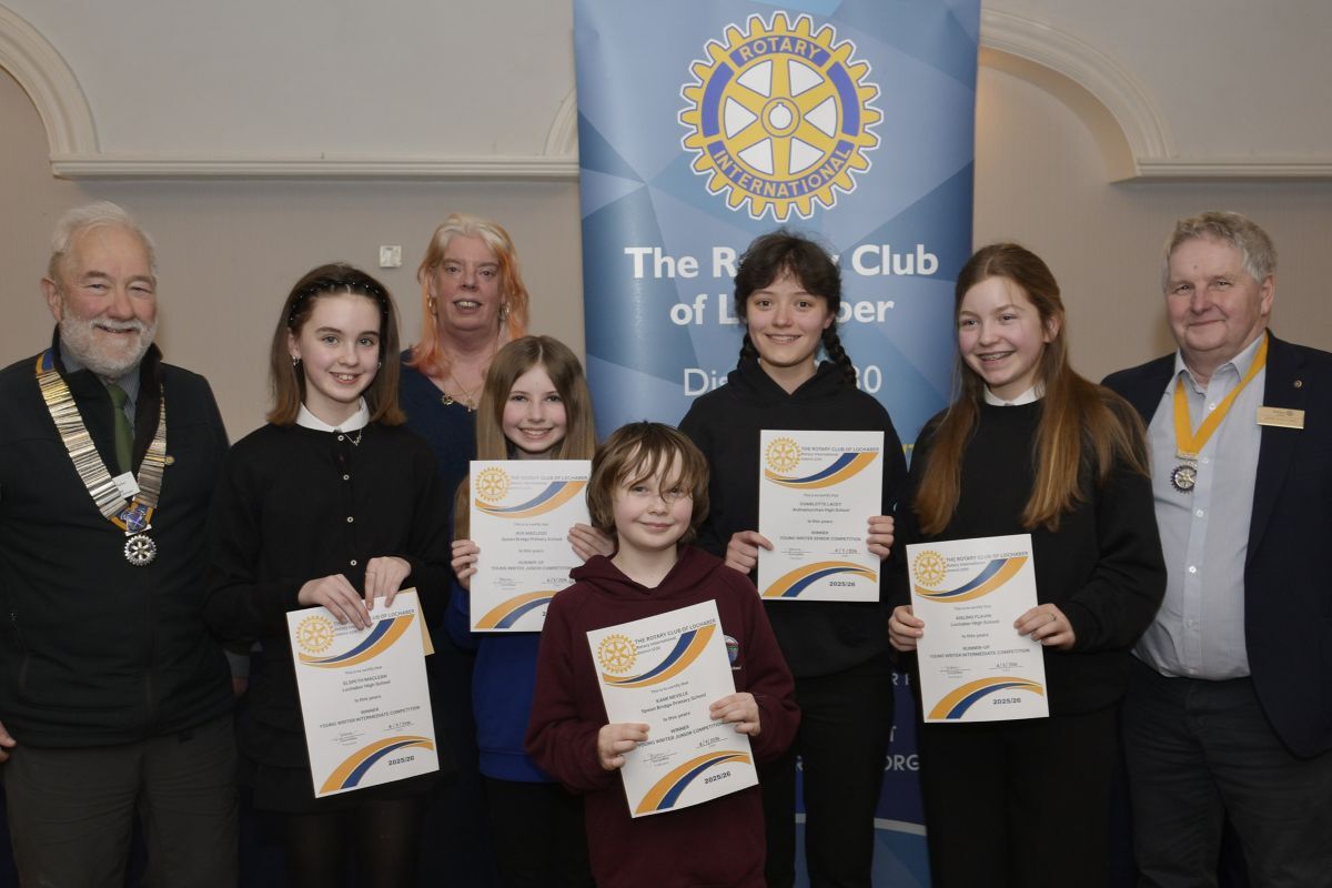 Young writers find "happiness in nature" for Rotary competition