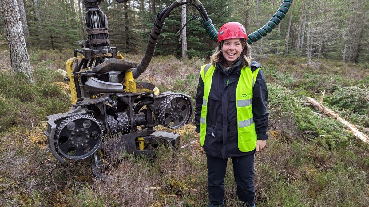 Just rewards for Oban forestry apprentice