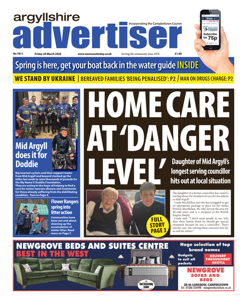 Argyllshire Advertiser 20th March 2026