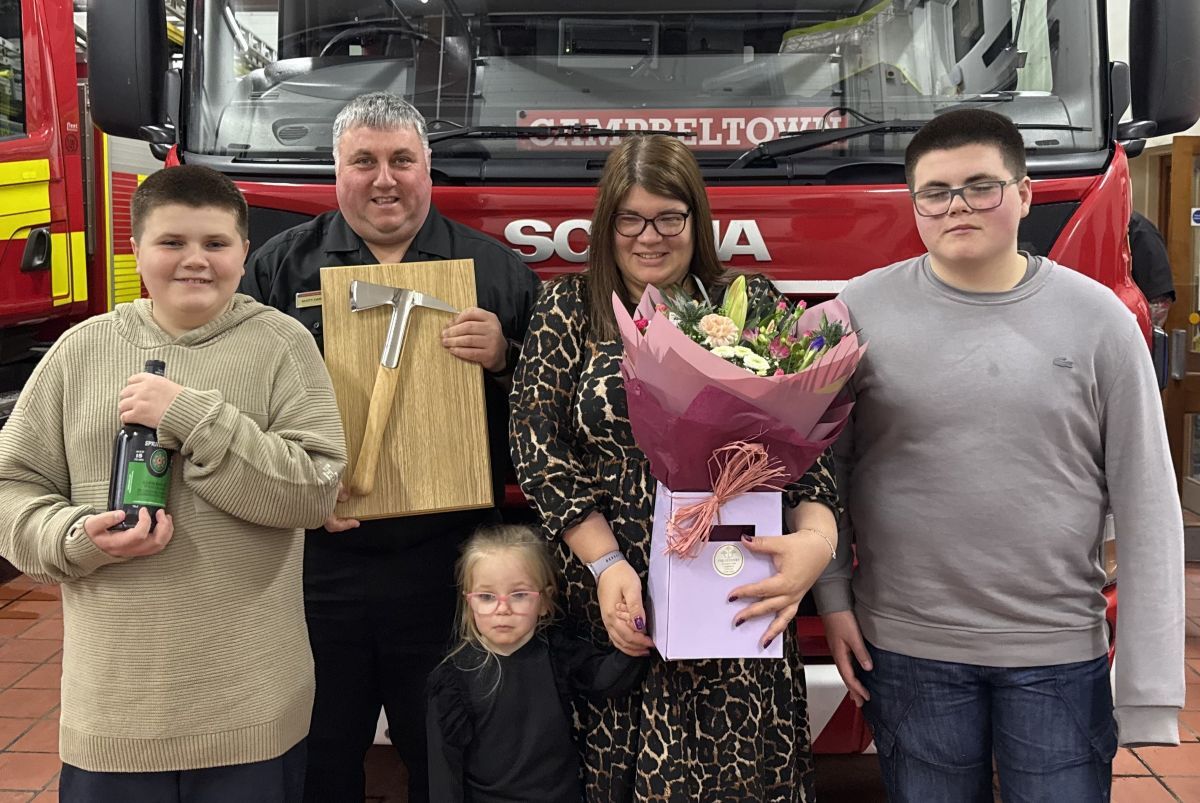West Coast Today News Campbeltown Firefighter Honoured For More west-coast-today-news-campbeltown-firefighter-honoured-for-more