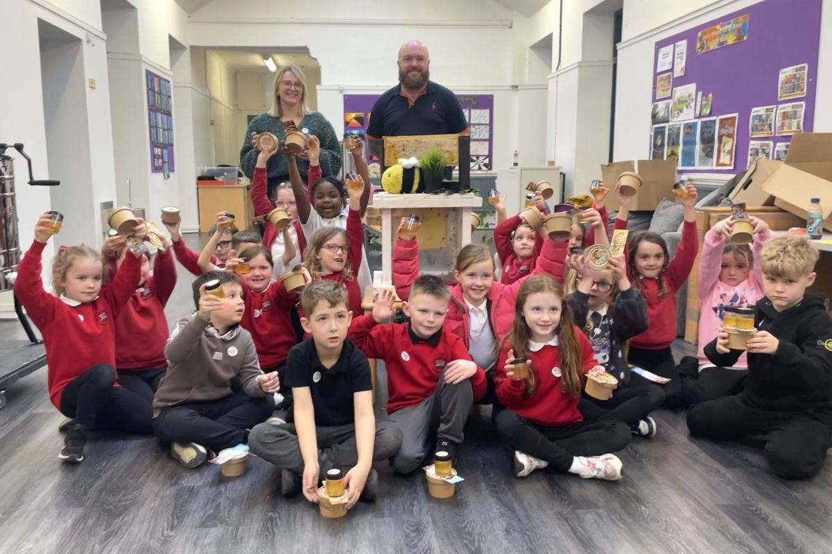 Bee Friendly Schools visit brings a buzz to Dalintober Primary