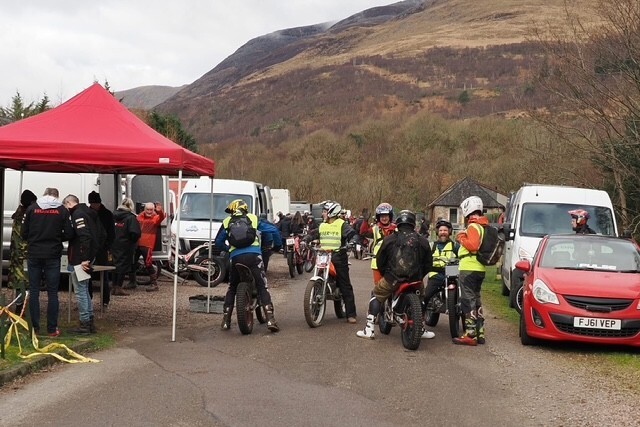 Riders prepped for Pollock Trial in Kinlochleven