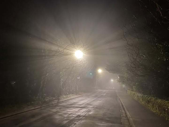 Our photograph of the week captures a fantastic light effect caused by last weekend&rsquo;s fog. Captured near the Doctors Bridge in Brodick, the dappled light is the result of refraction from a street light and the fog, and the knurled branches of a tree.