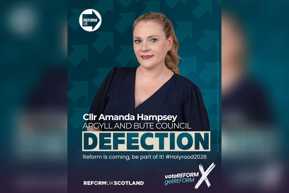Reform picks Hampsey for Holyrood - with her Tory campaign still in the post
