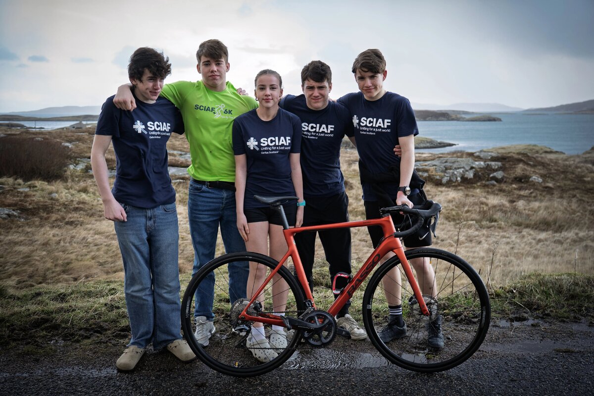 Barra bairns brave the elements to raise &pound;3,000 for SCIAF