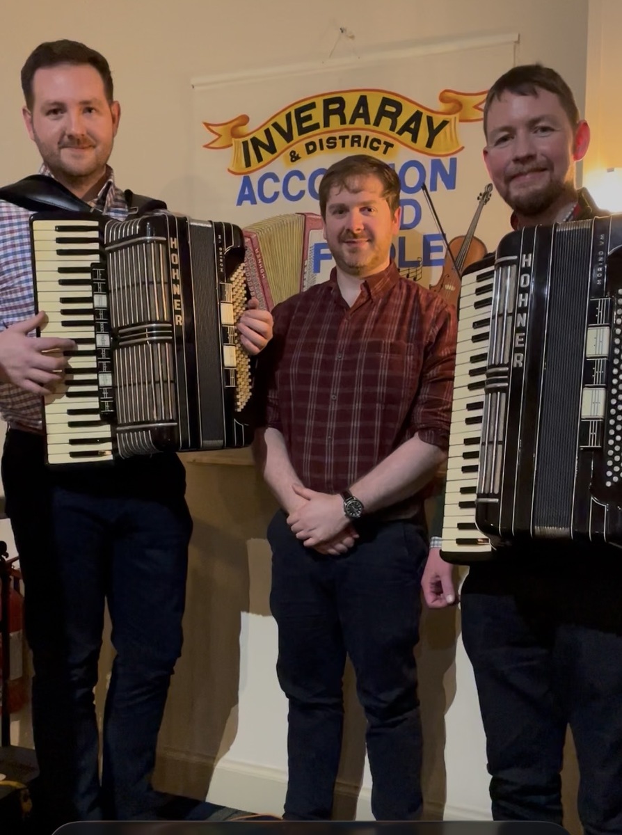 Nicky McMichan Trio star at accordion and fiddle club's March meeting