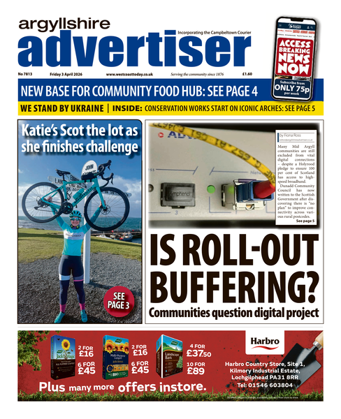 Argyllshire Advertiser 3rd April 2026