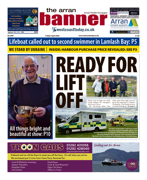 Arran Banner 3rd April 2026