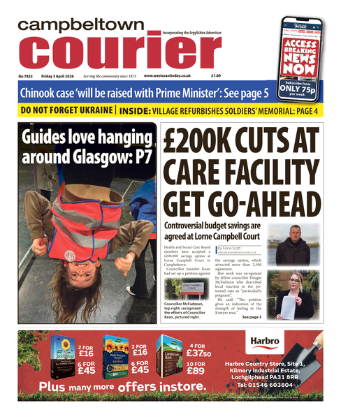 Campbeltown Courier 3rd April 2026