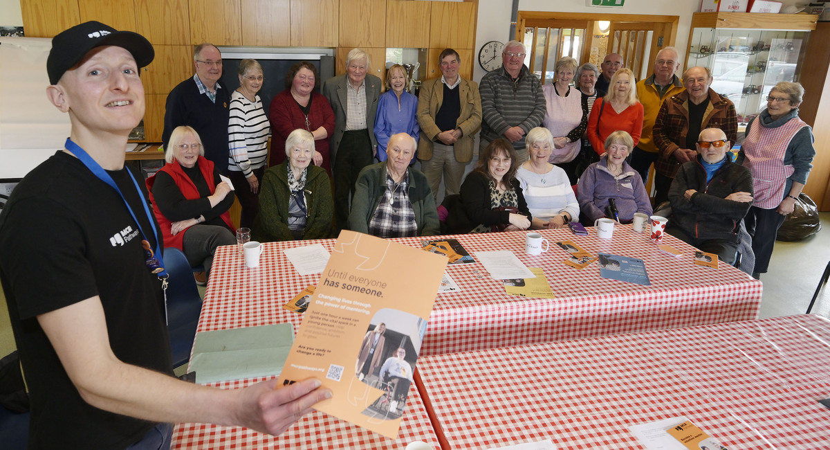 Chris Taylor of MCR Pathways gives a presentation to Lochaber's Probus Club. Photograph: Ian Ferguson alba.photos