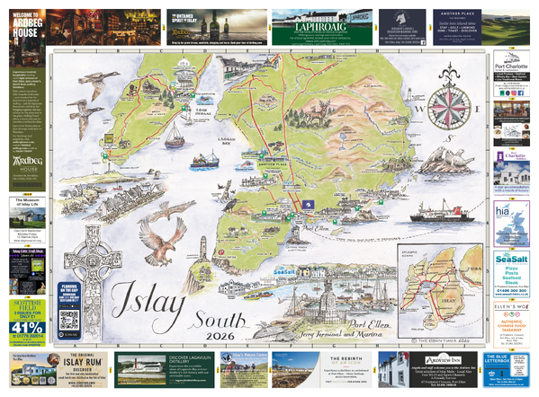 Scottish Maps - Islay South Map 2026