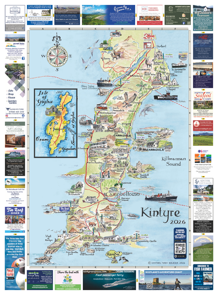 Scottish Maps - Kintyre Map 2026