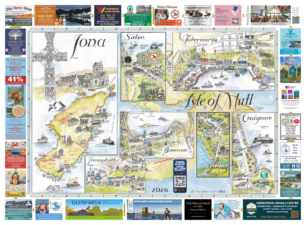 Scottish Maps - Isle of Mull & Iona Map 2026