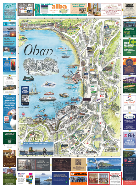 Scottish Maps - Oban Map 2026