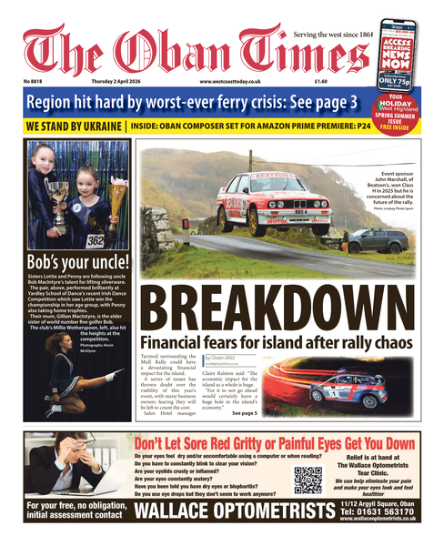 Oban Times 2nd April 2026